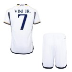 Nogometni Dresovi Real Madrid Vini Jr. 7 Dječji Domaći 2023-24 Kratkih Rukava
